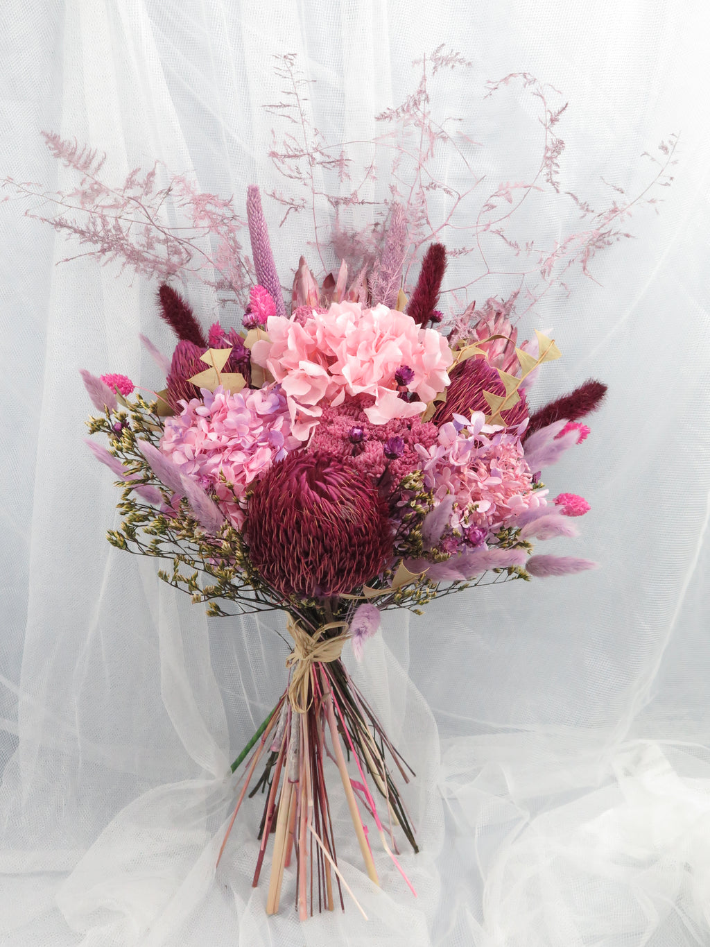Blush Velvet Protea Bouquet