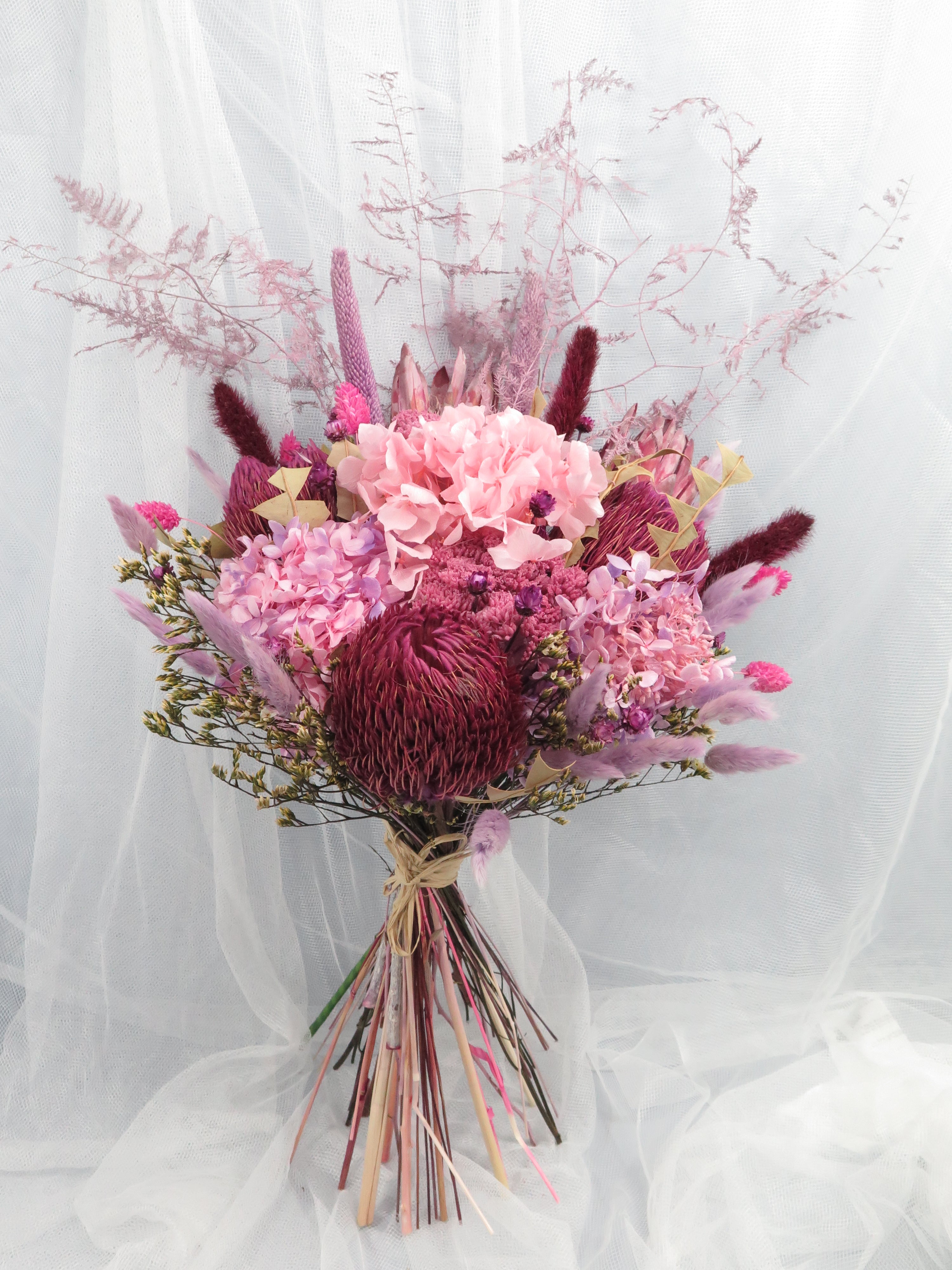 Blush Velvet Protea Bouquet