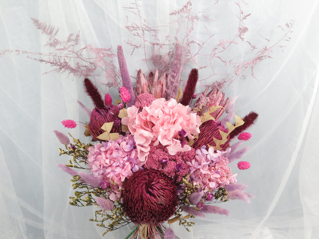Blush Velvet Protea Bouquet