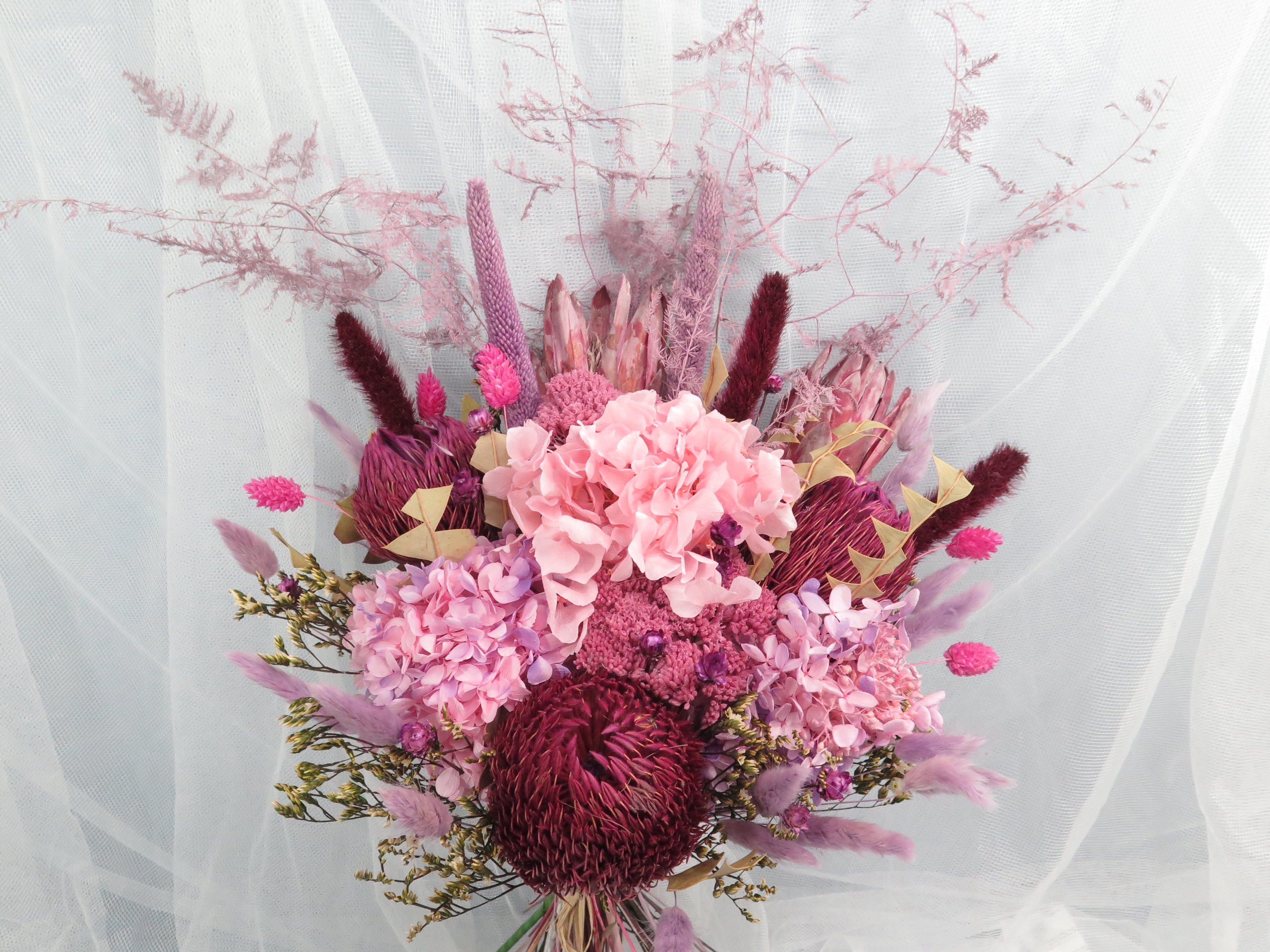 Blush Velvet Protea Bouquet