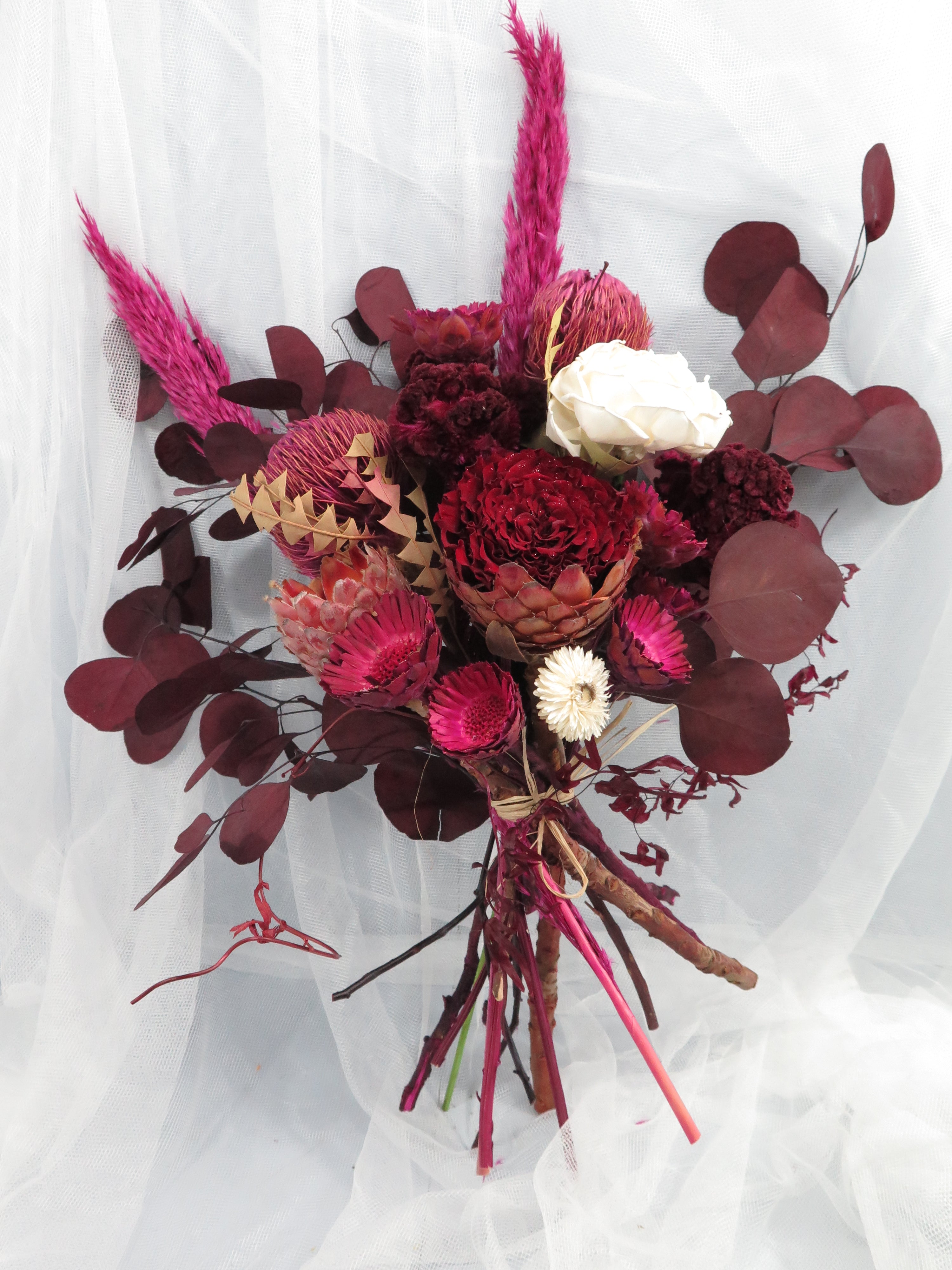 Crimson Velvet Protea Bouquet