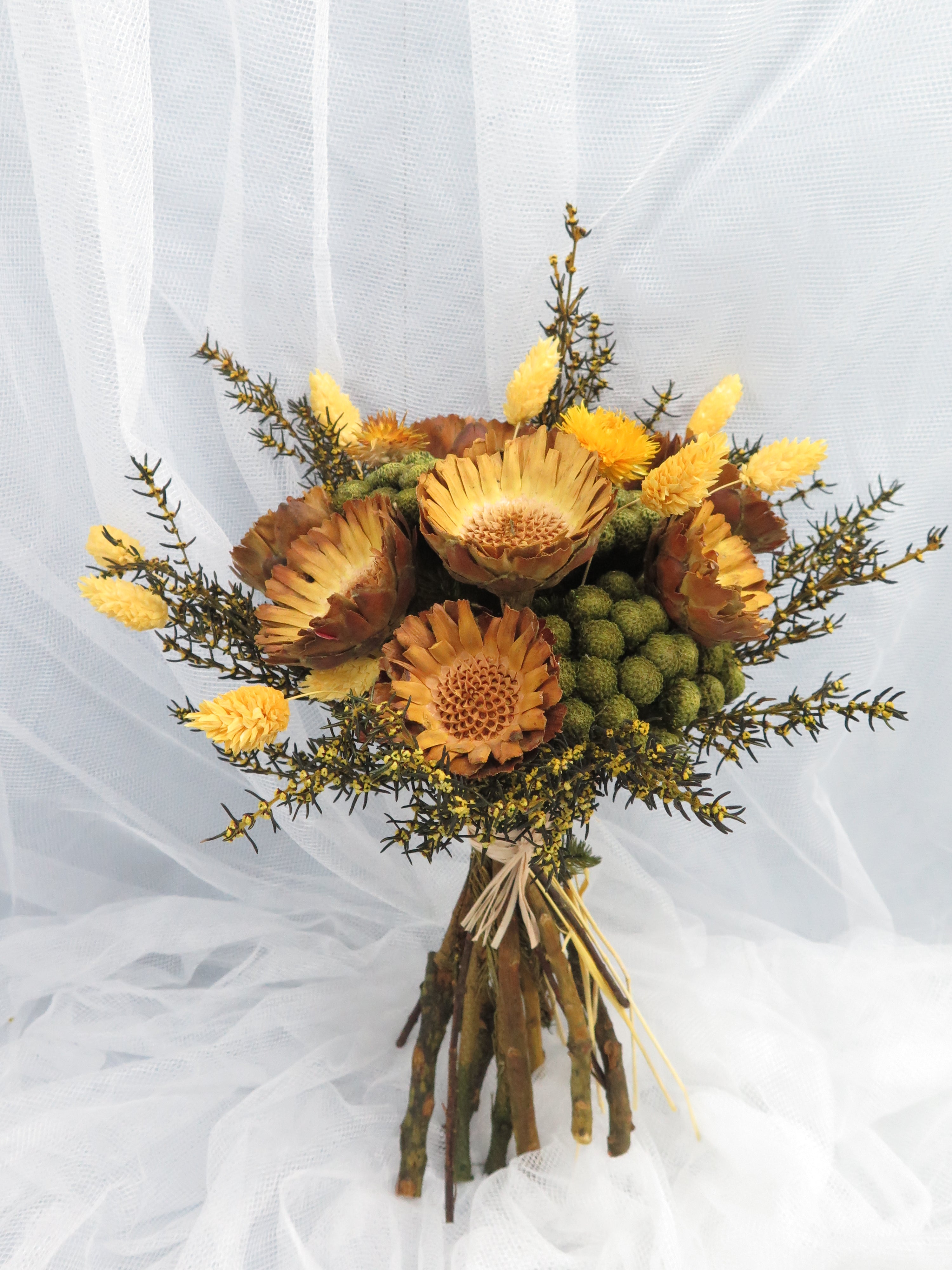 Golden Harvest Protea Bouquet