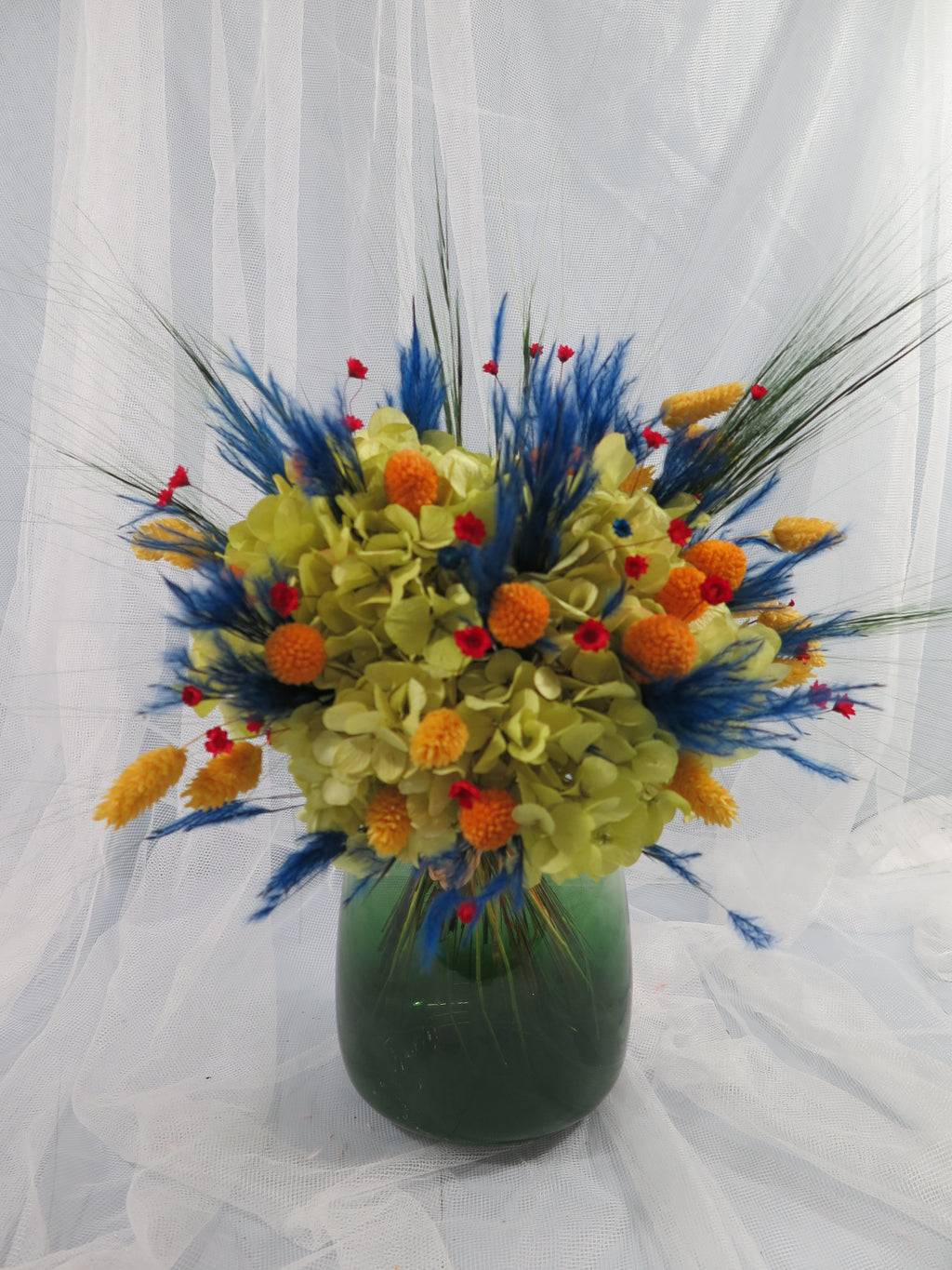 Citrus Breeze Hydrangea Bouquet