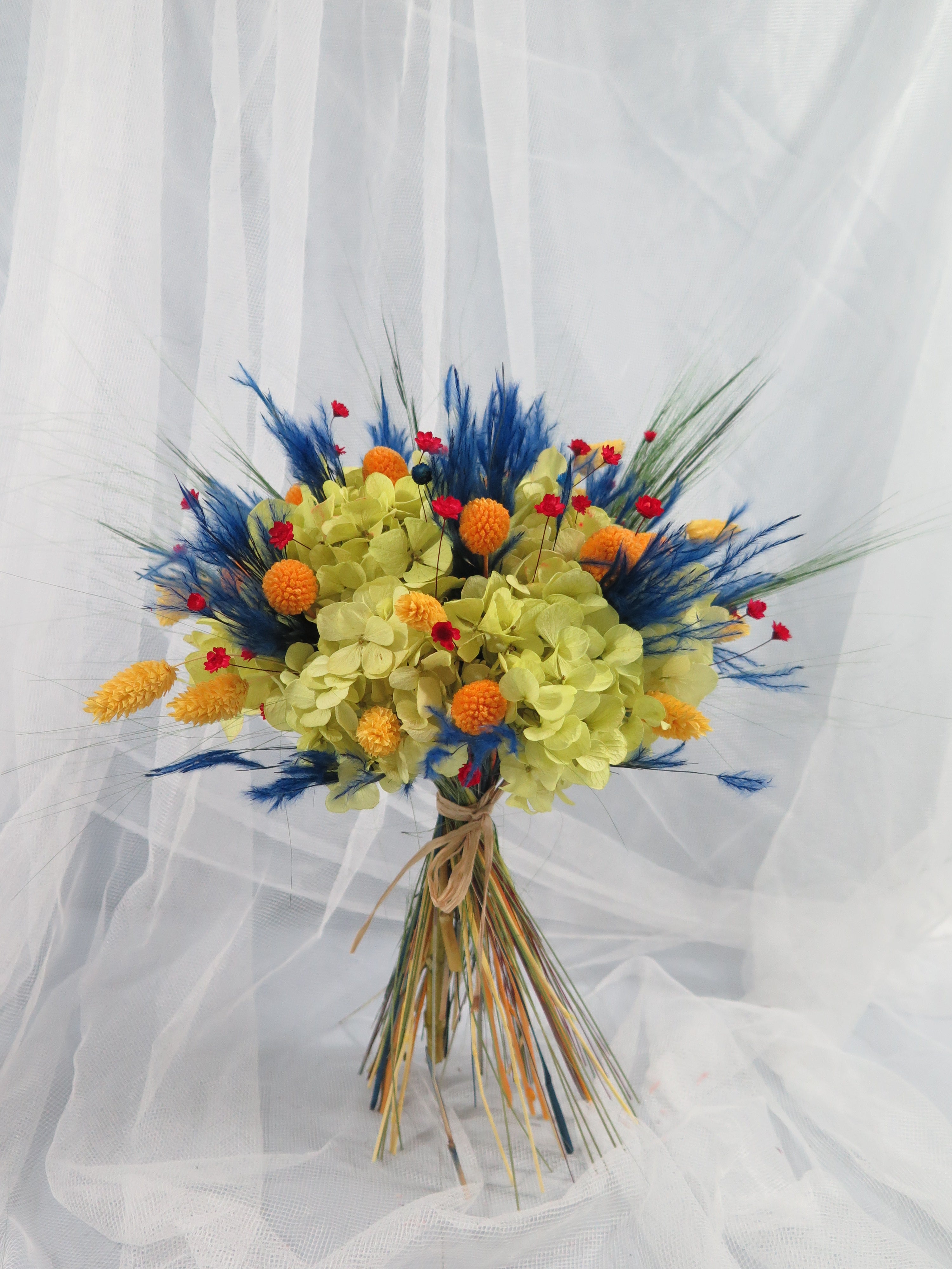 Citrus Breeze Hydrangea Bouquet
