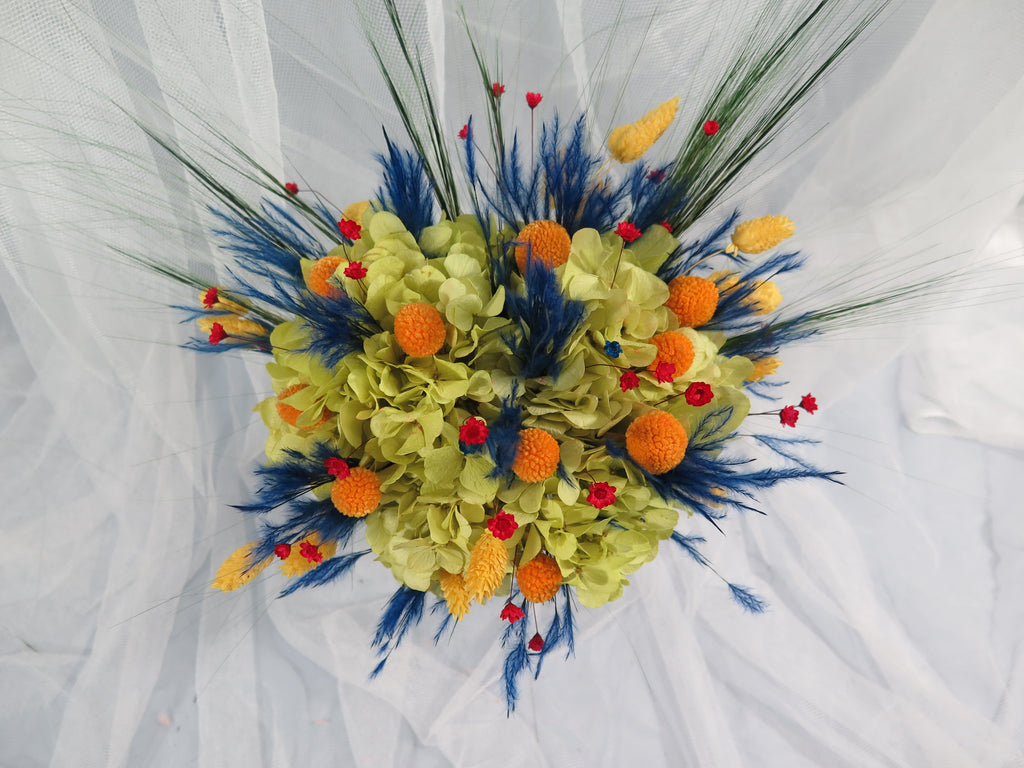 Citrus Breeze Hydrangea Bouquet