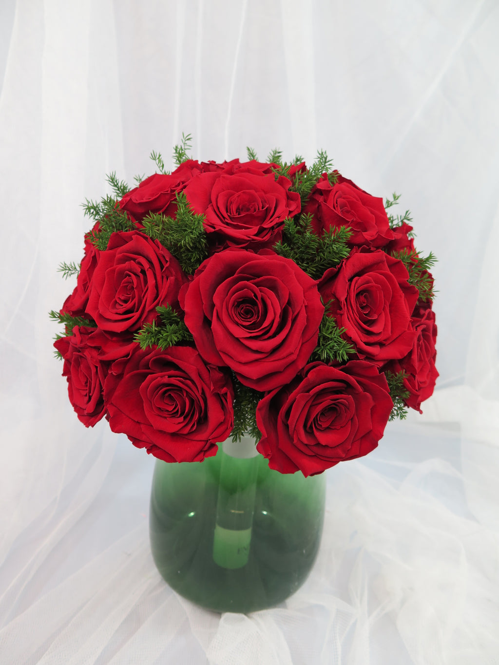 Classic Red Rose Dome